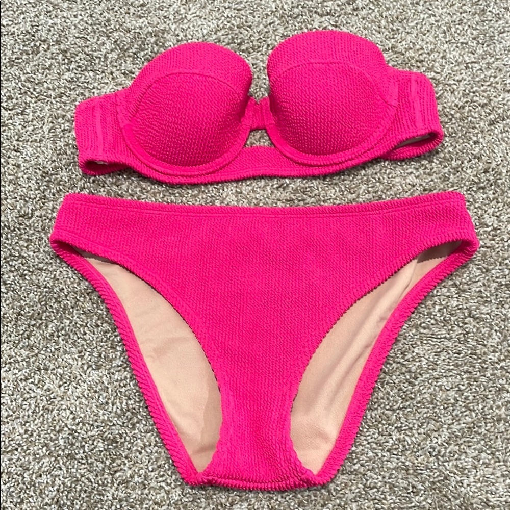 Vibrant Pink Bikini Set